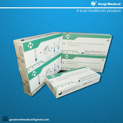 مجموعة الاختبارات المناعية السريعة COVID 19 ، CE 15 دقيقة طقم اختبار Covid السريع