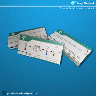 YBTC Antigen Rapid Testing Kit ، نتيجة سريعة 10-15 دقيقة اختبار Covid التشخيصي اللعابي