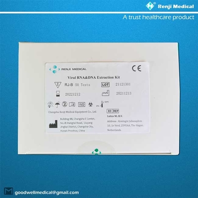 أطقم استخراج الحمض النووي الريبي الفيروسية الصغيرة QPCR شهادة YBTC MSDS