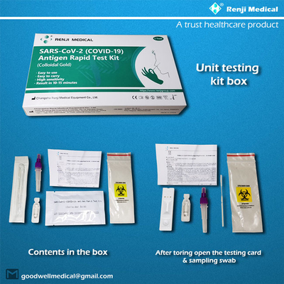 الصفحة الرئيسية أطقم اختبار الجرعات السريعة للمستضد الذاتي لـ COVID-19 Nasal Swab CE المعتمدة
