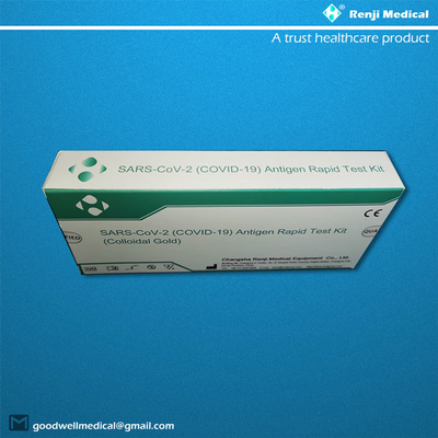 طقم اختبار RT PCR SARS-CoV-2 ، شهادة Covid 19 Ag لاختبار اللعاب ISO13485