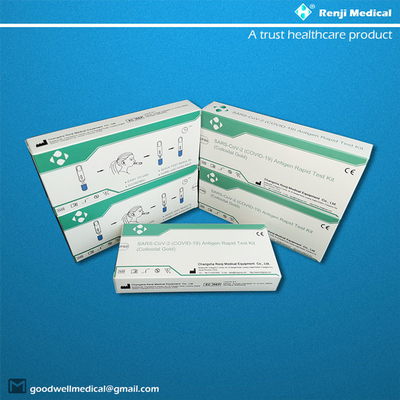 طقم اختبار RT PCR SARS-CoV-2 ، شهادة Covid 19 Ag لاختبار اللعاب ISO13485