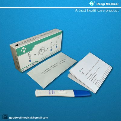 مجموعة أدوات الاختبار المنزلية Renji Medical SARS-CoV-2 للتصوير المناعي للذهب الغرواني