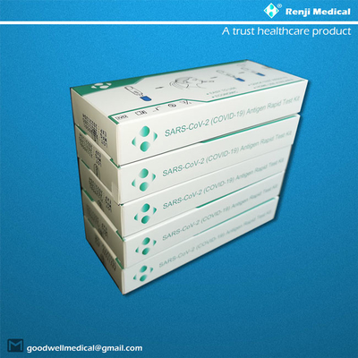 خطوة واحدة سريعة اختبار COVID 19 طقم اختبار الموافقة على الذهب الغرواني CE