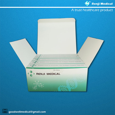 OEM ODM Antigen Rapid Testing Kit 5 صناديق تعبئة شهادة YBTC