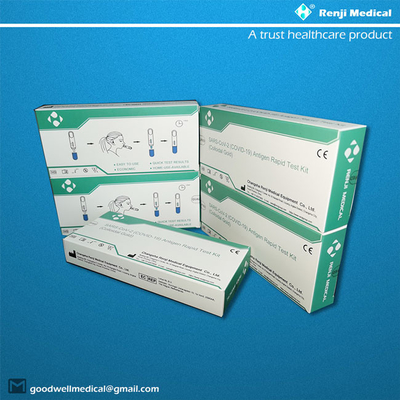 مجموعة اختبار Renji Rapid COVID 19 ، اختبار مستضد مسحة الأنف من YBTC