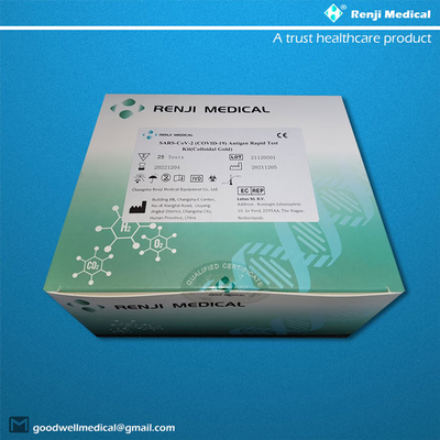 OEM ODM Antigen Rapid Testing Kit 5 صناديق تعبئة شهادة YBTC
