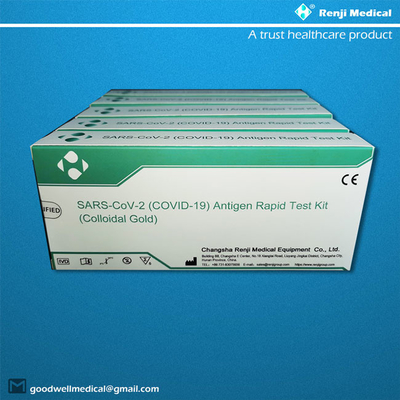 مجموعة اختبار Renji الطبية السريعة للمستضد الذاتي شهادة SGS ISO13485