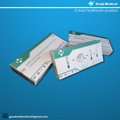 SARS-CoV-2 Antigen Rapid Testing Kit ، مجموعة Covid Detection Kit Colloidal Gold