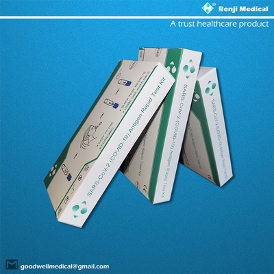 مجموعة اختبار Omicron Rapid COVID 19 ، اختبار المنزل Colloidal Gold Self Covid