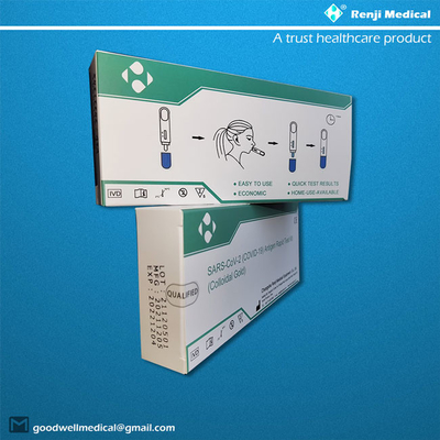 YBTC Antigen Rapid Testing Kit ، نتيجة سريعة 10-15 دقيقة اختبار Covid التشخيصي اللعابي