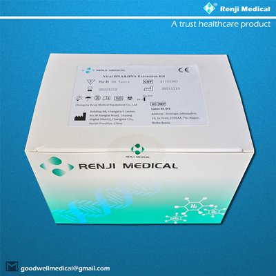 Renji Medical Viral Rna Dna Extraction Kit CE SGS MSDS شهادة