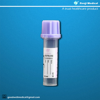 PP Micro Blood Collection Tube 0.25ml / 0.5ml للأطفال حديثي الولادة