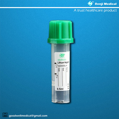 PP Micro Blood Collection Tube 0.25ml / 0.5ml للأطفال حديثي الولادة