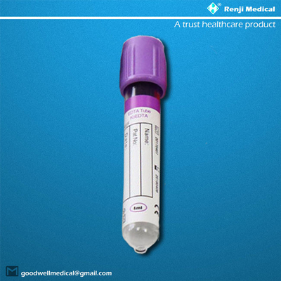 SGS MSDS موافقة فراغ جمع الدم أنبوب 5 مل 7 مل