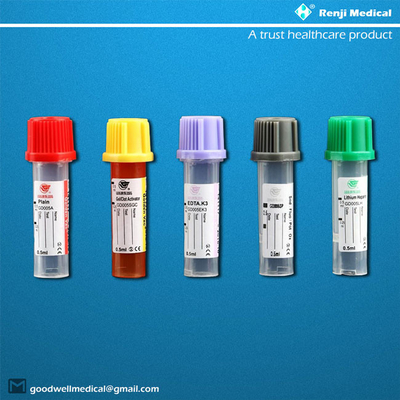 PP Micro Blood Collection Tube 0.25ml / 0.5ml للأطفال حديثي الولادة
