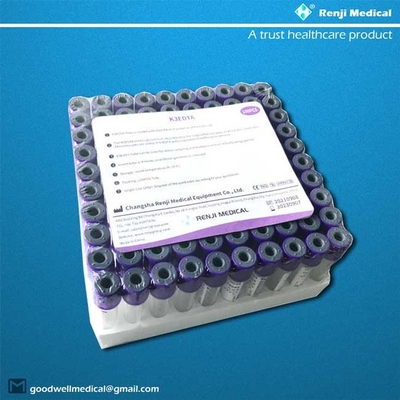 أنبوب جمع الدم EDTA المتاح شهادة CE / ISO13485