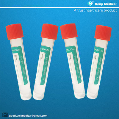 أنبوب جمع عينات SARS COV-2 ، مجموعة اختبار Vtm المعتمدة من CE